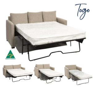 Togo Sofabed collection australian made to order