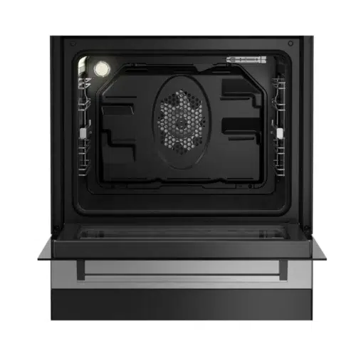 Beko 60cm Stainless Dual Fuel Upright Cooker