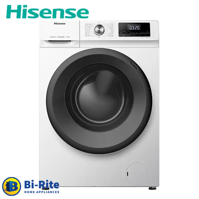 hisense 7.5 kg purejet front load washing machine