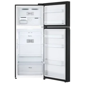 LG Top Mount Fridge 375 litre Matte Black