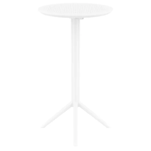 Sky-60-Round-Bar-Table-White