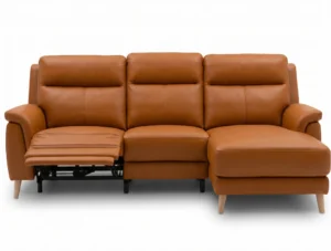 Varese Sofa with Chaise - Leather 3 Varese Sofa with Chaise