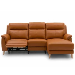 Varese Sofa with Chaise - Leather
